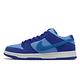 Nike 滑板鞋 SB Dunk Low Pro 藍莓 男女鞋 麂皮 深藍 淺藍 白 休閒 經典 DM0807-400 product thumbnail 2