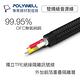 POLYWELL 3.5mm AUX音源線 公對公 2M 3環4節 4極 鋁合金外殼 編織版 product thumbnail 5