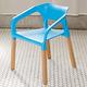STYLE 格調 4入組-歐風方形靠背設計實木椅腳休閒椅餐椅 product thumbnail 14