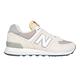 NEWBALANCE 男女休閒運動鞋-574系列 麂皮 慢跑 NB N字鞋 U574RCD 淺奶茶灰白 product thumbnail 2