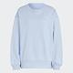 Adidas Sweatshirt (os) [IC4976] 女 長袖上衣 運動 休閒 純棉 柔軟 舒適 亞洲版 水藍 product thumbnail 4