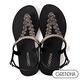 Grendha 華麗喀拉拉邦平底涼鞋-黑色 product thumbnail 3