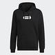 Adidas M Opti G Hood HK6756 男 連帽上衣 帽T 運動 訓練 休閒 表情符號 亞洲版 黑 product thumbnail 4