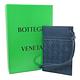 BOTTEGA VENETA 經典編織小牛皮頸掛式4卡手機包(深藍) product thumbnail 7