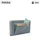 FOSSIL LOGAN 多層真皮拉鍊RFID防盜長夾-冷灰藍 SL7831197 product thumbnail 4