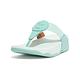 【FitFlop】WALKSTAR FINESTRIPE WEBBING TOE-POST SANDALS經典復刻LOGO夾腳涼鞋-女(水藍綠) product thumbnail 2