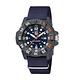 LUMINOX MASTER CARBON SEAL 3800 碳纖維海豹-海軍藍x橘時標 product thumbnail 5