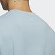 Adidas Th Ref Swt [HY5849] 男 長袖上衣 運動 訓練 休閒 簡約 棉質 舒適 亞洲版 水藍 product thumbnail 5