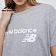 (官方網路獨家款)[New Balance]NB短袖上衣_女性_灰色_WT03805AG product thumbnail 5