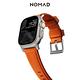 美國NOMAD Apple Watch專用高性能橡膠質感錶帶-45/44/42mm-橘 product thumbnail 9