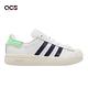 adidas 休閒鞋 Superstar Ayoon W 女鞋 白深藍 綠粉 奶油底 厚底 經典鞋 GW9587 product thumbnail 6