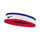 Nike 頭帶 HeadBand 男女款 髮帶 運動 吸汗 毛巾布 百搭 三色 白 藍 紅 product thumbnail 5