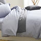 Cozy inn 極致純色 時尚紫 加大8X7尺300織精梳棉被套 product thumbnail 3