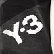 Y-3  adidas山本耀司經典LOGO線條純棉短袖圓領T恤(黑) product thumbnail 4