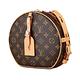 LV M52294 BOITE花紋LOGO Monogram帆布拉鍊斜背包(咖啡) product thumbnail 2