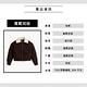 Levis 女款 短版羊毛外套 / Sherpa翻領棉花絨 / 咖啡 product thumbnail 8