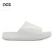 Nike 拖鞋 Wmns Calm Slide 女鞋 男鞋 白 全白 微厚底 麵包拖 防水 DX4816-100 product thumbnail 6