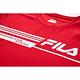 FILA 男抗UV吸濕排汗短袖圓領T恤-紅色 1TEY-1304-RD product thumbnail 4