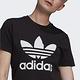 Adidas Trefoil Tee GN2896 女 短袖 上衣 T恤 運動 休閒 經典 柔軟 國際尺寸 黑 product thumbnail 5