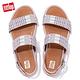 【FitFlop】GRACIE ART-DENIM BACK-STRAP SANDALS可調整式扣環後帶涼鞋-女(紫丁香色) product thumbnail 4