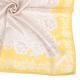 Nina Ricci 華麗蕾絲花朵混綿方型絲巾-亮黃色 product thumbnail 3