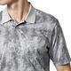 【Lynx Golf】男款歐洲進口布料迷彩風緹花胸袋款短袖POLO衫-灰色 product thumbnail 6