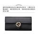 GUCCI 金色雙G豪華12卡拉鏈零錢包長夾 product thumbnail 7