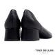 Tino Bellini義大利進口方形鞋口4cm粗跟鞋_黑 product thumbnail 5