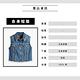 Levis 女款 XS合身短版牛仔背心外套 / 下擺抽鬚不收邊 product thumbnail 8