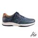 A.S.O 機能休閒 萬步健康鞋 綁帶款休閒鞋-藍 product thumbnail 4