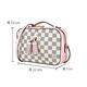 LV N40155 SAINTONGE棋盤格LOGO流蘇設計帆布拉鍊斜背包(展示品/粉紅) product thumbnail 6