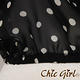 普普風圓點點平口露肩上衣 (共二色)-Chic Girl product thumbnail 5