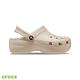 Crocs 卡駱馳 (女鞋) 經典厚底閃亮克駱格-208590-108 product thumbnail 4