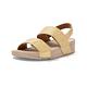 FitFlop MINA TEXTURED GLITZ BACK-STRAP SANDALS寬帶可調整式後帶涼鞋-女(金鉑色) product thumbnail 2