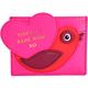 Kate Spade Be Mine Rare Bird 愛心鳥造型卡夾(桃紅色) product thumbnail 2