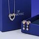 SWAROVSKI  Lifelong Heart璀燦垂墜水晶愛心玫瑰金耳環 product thumbnail 5