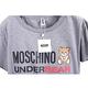 MOSCHINO Underbear 字母泰迪熊寶寶深灰色棉質T恤 product thumbnail 3