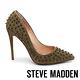 STEVE MADDEN-DAISIE-S金屬鉚釘尖頭細高跟鞋-絨墨綠 product thumbnail 2