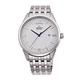 ORIENT 東方錶 WILD CALENDAR 系列 現代簡約機械腕錶 鋼帶款 白色 RA-AX0005S product thumbnail 2