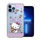 三麗鷗授權 Hello Kitty凱蒂貓 iPhone 13 Pro Max 6.7吋 浮雕彩繪空壓手機殼(熊熊) product thumbnail 2