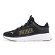 Puma 慢跑鞋 Softride Astro Slip 男鞋 黑 黃 透氣 襪套式 休閒 運動鞋 37879903 product thumbnail 2