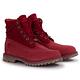 Timberland 女款紅色粉紅印花翻領中筒靴 product thumbnail 3