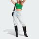 Adidas Top [IK6586] 女 背心 短版 亞洲版 經典 三葉草 休閒 合身 時髦 穿搭 棉質 舒適 綠 product thumbnail 2