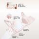 台灣製蕾絲加大尺碼包覆BCD罩杯薄杯內衣 透氣 粉色 可蘭霓Clany product thumbnail 6