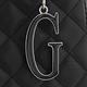 GUESS-女包-時尚菱格紋字母吊飾手提包-黑 原價3690 product thumbnail 7