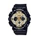 CASIO卡西歐 G-SHOCK 閃耀時尚 百搭黑金 雙顯系列 GMA-S120GB-1A_45.9mm product thumbnail 2