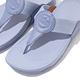 【FitFlop】WALKSTAR FINESTRIPE WEBBING TOE-POST SANDALS經典復刻LOGO夾腳涼鞋-女(薰衣草紫) product thumbnail 2