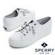 SPERRY 休閒素面熱銷厚底帆布鞋(女)-時尚白 product thumbnail 6