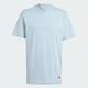 Adidas M LNG TEE Q3 IM0483 男 短袖 上衣 T恤 亞洲版 休閒 素色 寬鬆 棉質 淺藍 product thumbnail 4