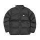 Nike 外套 NSW Club Puffer 男款 黑 白 保暖 防潑水 寬鬆 拉鍊口袋 風衣 夾克 FB7369-010 product thumbnail 2